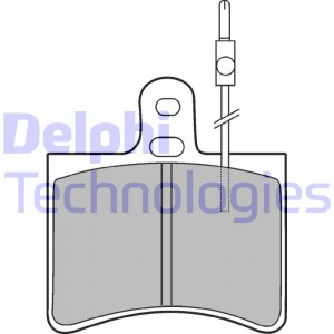 Комплект тормозных колодок, диско LP113 DELPHI