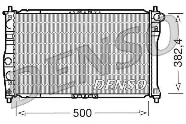 Радиатор, охлаждение двигател DRM08001 DENSO