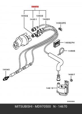 Деталь MD970500 MITSUBISHI