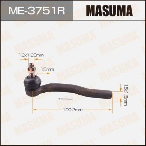 Наконечник рулевой тяги ME-3751R MASUMA