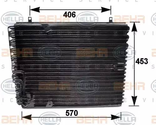 Конденсатор, кондиционер 8FC 351 035-041 HELLA