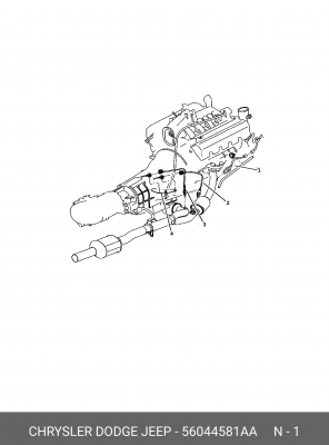 Лямбда-зонд 56044 581AA CHRYSLER