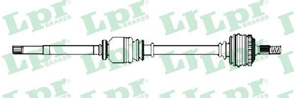 Приводной вал DS21087 LPR