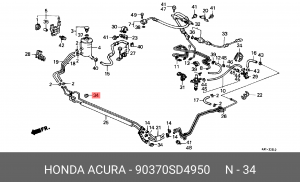 Деталь 90370SD4950 HONDA