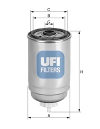 Топливный фильтр 24.397.00 UFI