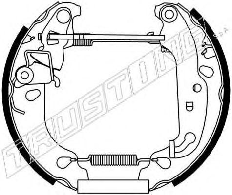 Комплект тормозных колодок 6205 TRUSTING