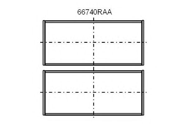 Подшипник 66740RAA GLYCO