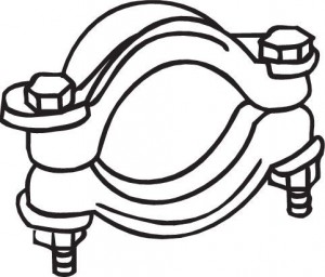 Клемма, ситема выпуска 254-412 BOSAL