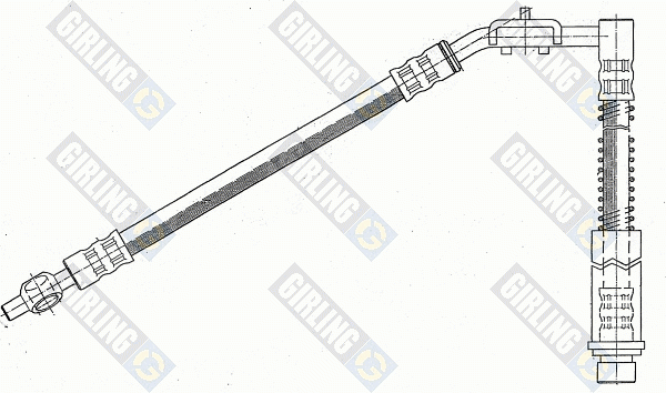Тормозной шланг 9004256 GIRLING
