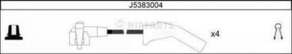 Ккомплект проводов зажигания J5383004 H B JAKOPARTS NIPPARTS