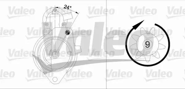 Стартер 433344 VALEO PHC