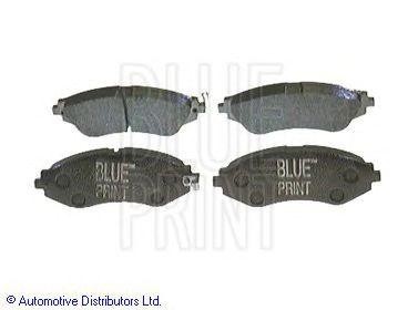 Комплект тормозных колодок, диско ADG04207 BLUE PRINT