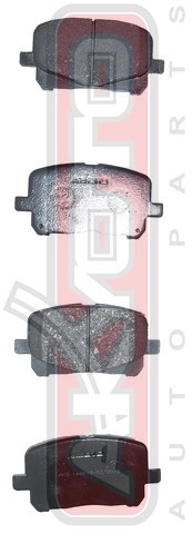 Колодки тормозные дисковые AKD-1448 AKYOTO