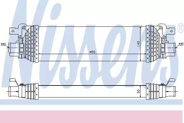 Интеркулер 96643 NISSENS