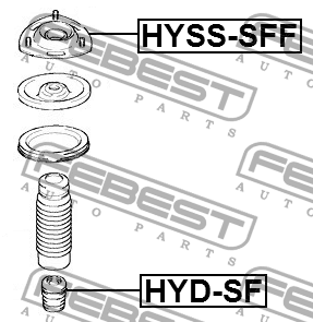 Опора амортизатора подвески HYSS-SFF FEBEST