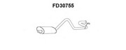 Глушитель выхлопных газов конечный FD30755 VENEPORTE