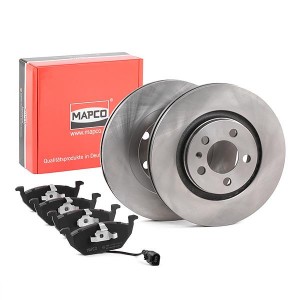 Комплект тормозов, дисковый тормозной механизм 47857 MAPCO