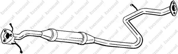 Средний глушитель выхлопных газов 285-259 BOSAL