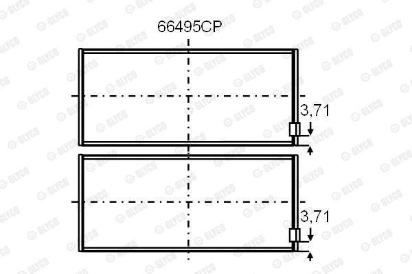 Подшипник 66495CP GLYCO