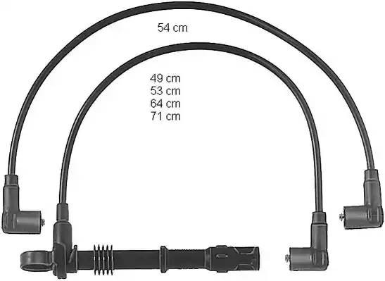 Ккомплект проводов зажигания ZEF567 BERU