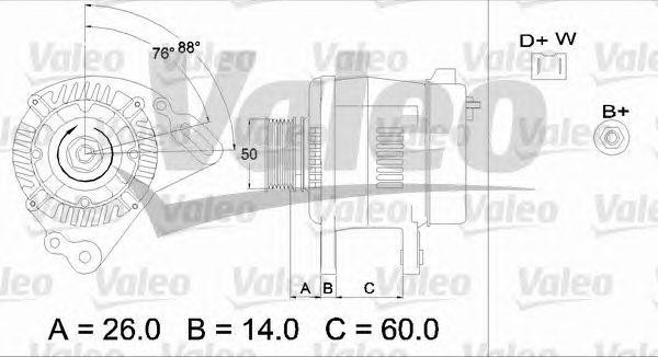 Генератор 436363 VALEO PHC