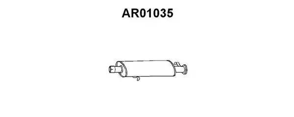 Предглушитель выхлопных газов AR01035 VENEPORTE