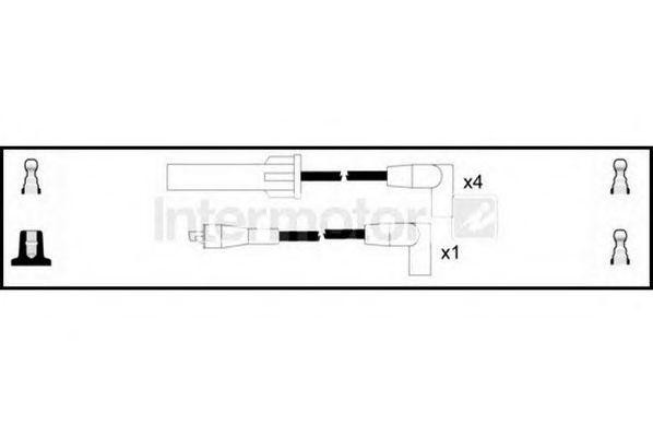 Ккомплект проводов зажигания 83075 STANDARD
