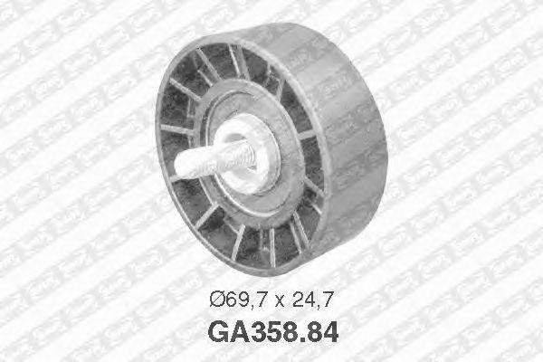 Натяжной ролик, поликлиновой  ремень GA358.84 NTN SNR