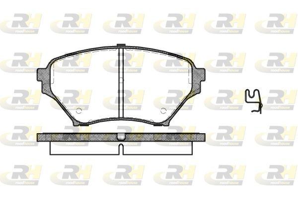 Комплект тормозных колодок, диско 2850.02 ROADHOUSE