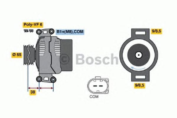 Генератор 0121715022 BOSCH
