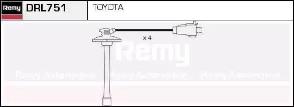 Ккомплект проводов зажигания DRL751 DELCO REMY