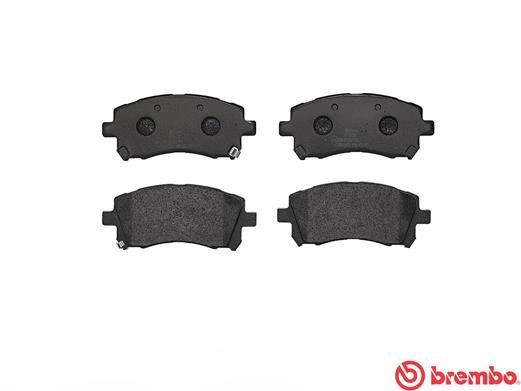 Комплект тормозных колодок, диско P78010 BREMBO