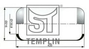 Кожух пневматической рессоры 040606006550 TEMPLIN