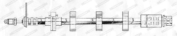 Тормозной шланг FHY2198 FERODO
