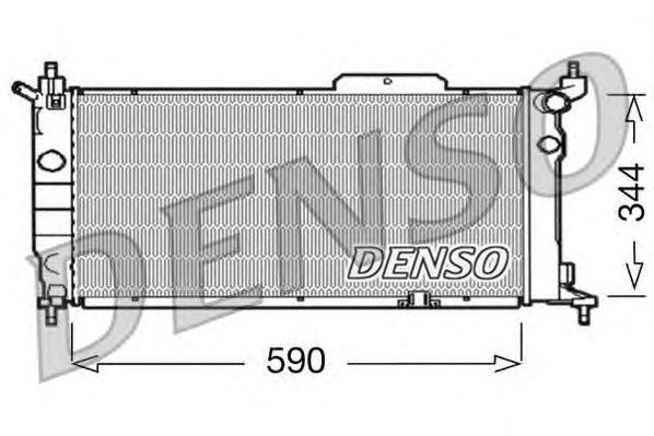 Радиатор, охлаждение двигател DRM20013 DENSO
