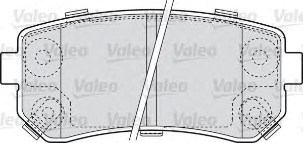 Комплект тормозных колодок, диско 598867 VALEO PHC