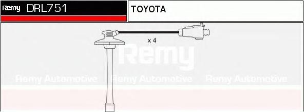 Ккомплект проводов зажигания DRL751 DELCO REMY