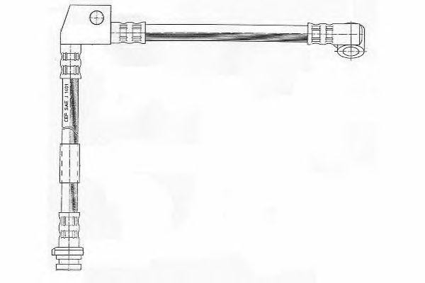 Тормозной шланг FHY2094 FERODO