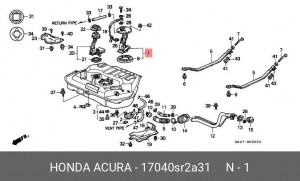Фильтр, подъема топлива 17040SR2A31 HONDA