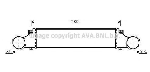 Интеркулер MS4354 AVA