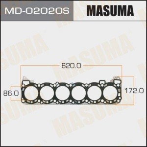 Прокладка ГБЦ MD-02020S MASUMA