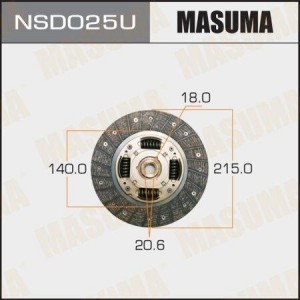 Диск сцепления NSD025U MASUMA