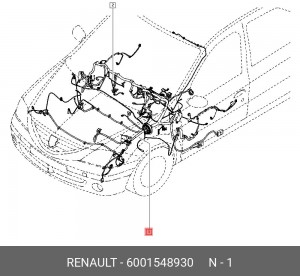 Жгут проводов 6001548930 RENAULT