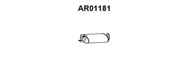 Предглушитель выхлопных газов AR01181 VENEPORTE