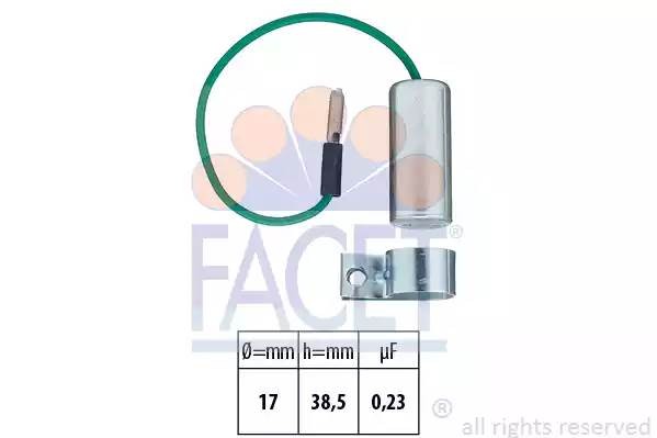 Конденсатор, система зажигания 0.0334 FACET