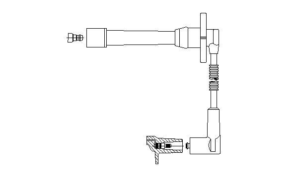 Провод зажигания 6A41E48 BREMI