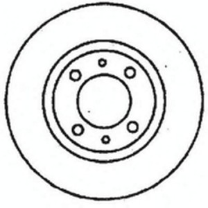 Тормозной диск 561120B BENDIX JURID