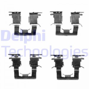 Комплектующие, колодки дискового тормоза LX0388 DELPHI