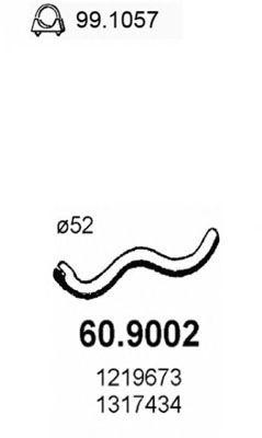 Выпускной трубопровод 609002 ASSO