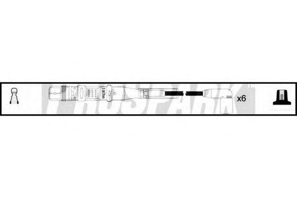 Ккомплект проводов зажигания OES871 STANDARD